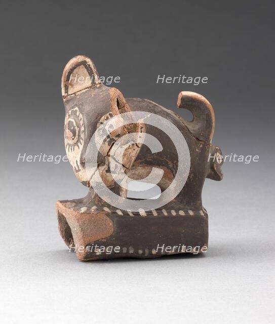 Sculpture Fragment of Feline Standing on Rectangular Form, A.D. 1000/1470. Creator: Unknown.