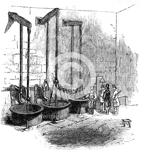 'The Woolwich blowing machine', 1886. Artist: Unknown