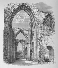 'Arches of Transept', Bolton Priory, c1880, (1897). Artist: Alexander Francis Lydon.