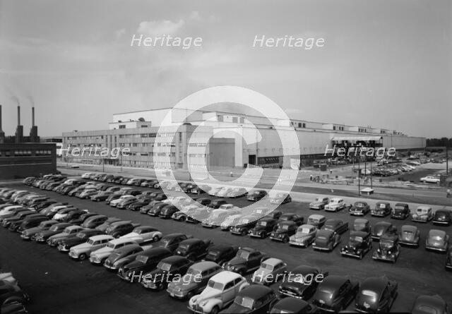 General Electric turbine plant, Schenectady, New York, 1949. Creator: Gottscho-Schleisner, Inc.