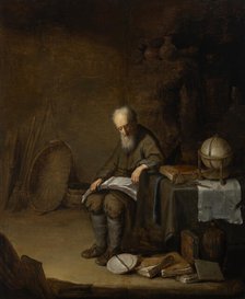 A Scholar in His Study, 2nd quarter of 17th century. Creator: Jacob van Spreeuwen.