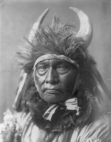 Bull Chief-Apsaroke, c1908. Creator: Edward Sheriff Curtis.