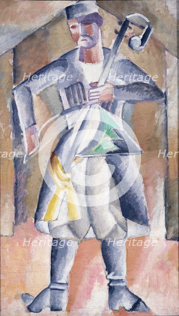 Sas-musician. Artist: Le Dantyu, Mikhail Vasilyevich (1891-1917)