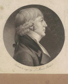 Unidentified Man, 1798-1803. Creator: Charles Balthazar Julien Févret de Saint-Mémin.