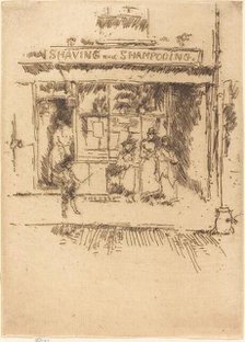 Shaving and Shampooing, c. 1886/1888. Creator: James Abbott McNeill Whistler.