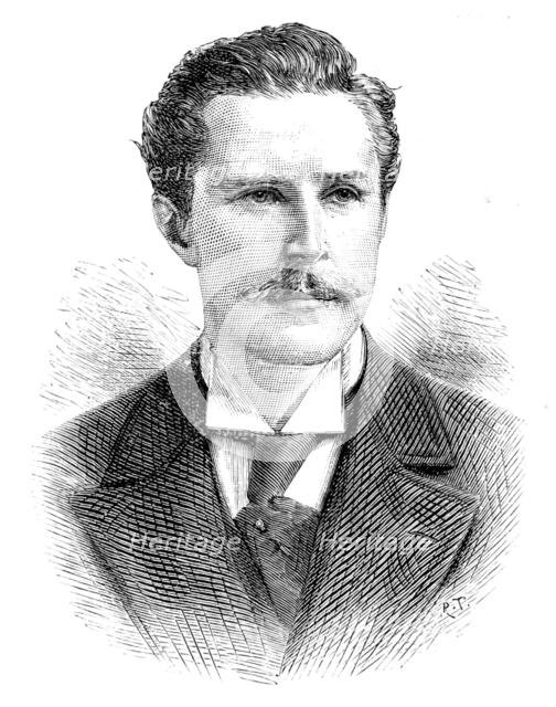 Mr. H. J. C. Cust, M.P. for the Stamford and Bourne Division of Lincolnshire, 1890. Creator: R. Taylor.