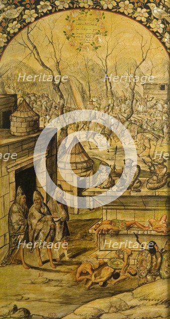 The Conquest of Mexico by Hernan Cortés.