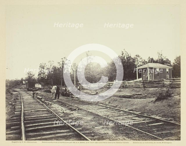 Appomattox Station, Virginia, April 1865. Creator: Alexander Gardner.