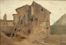 Masure dans la campagne de Rome, between 1859 and 1864. Creator: Jean Jacques Henner.