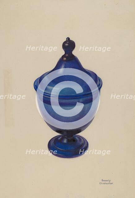 Compote, c. 1939. Creator: Beverly Chichester.