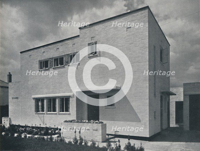 'House at Hoghton, Lancs., by Frank Waddington', 1942. Artist: Unknown.