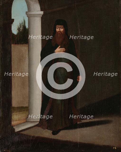 A Greek Priest, 1700-1737. Creator: Workshop of Jean Baptiste Vanmour.