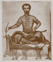 Prince Vakhushti of Kartli (1696-1757). Artist: Anonymous  