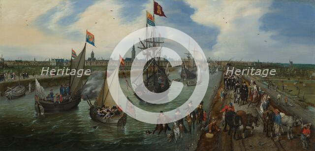 The Departure of a Dignitary from Middelburg, 1615. Creator: Adriaen van de Venne.
