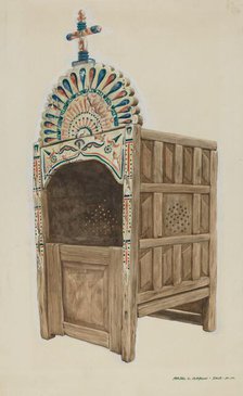 Confessional, 1935/1942. Creator: Majel G. Claflin.