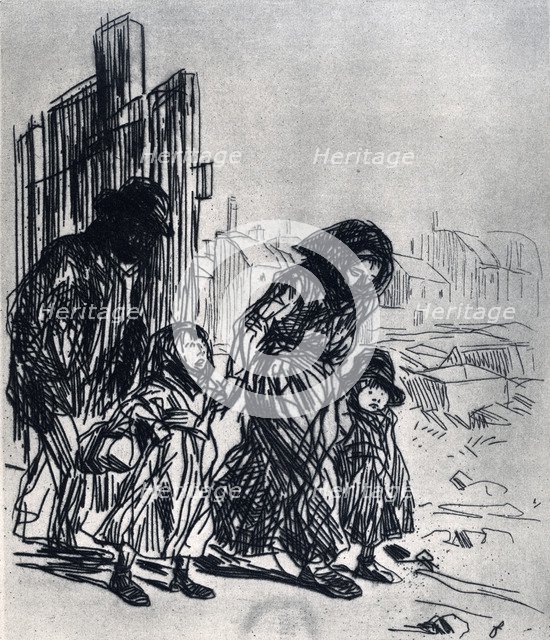 'After the Seizure', 1925.Artist: Jean Louis Forain