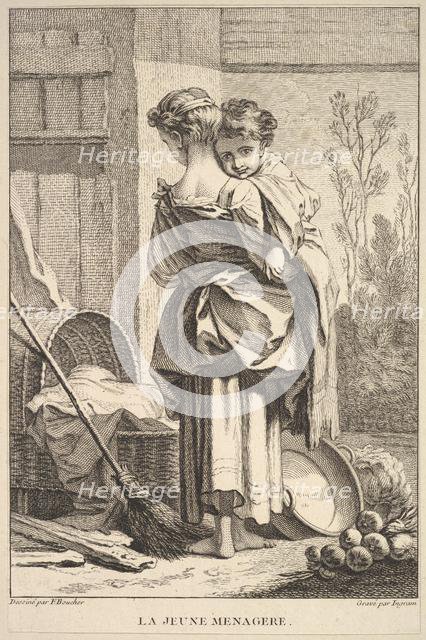 The Young Housekeeper, 1741-63. Creator: John Ingram.