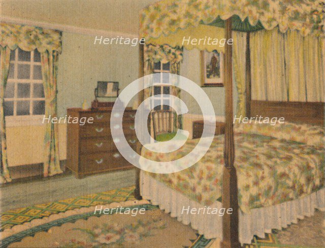 'The Lafayette Bedroom', 1946. Artist: Unknown.