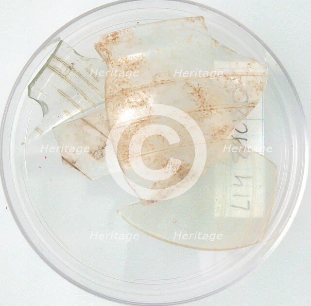 Glass Fragments, Coptic, 4th-early 5th century. Creator: Unknown.