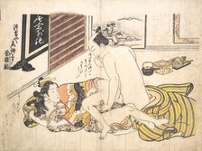 Bedroom Scene, ca. 1739., ca. 1739. Creator: Okumura Masanobu.