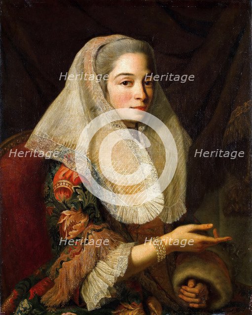 Portrait of a Young Maltese Lady. Artist: Favray, Antoine de (1706-1791)