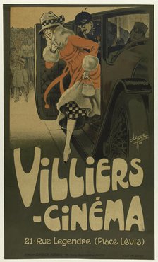 Villiers Cinema, 1918. Creator: Clérice Frères (active 1890s-1910s).