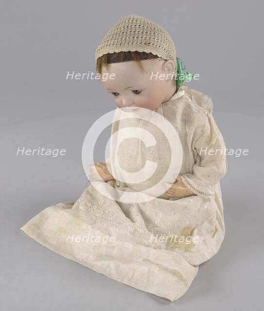 Doll owned by Clementine Roundtree Cottee and Josephine English Church, ca. 1920. Creator: Unknown.