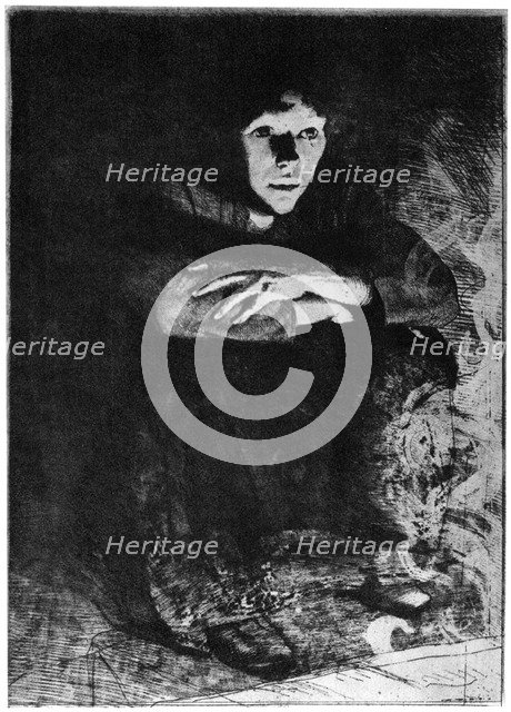 'Dans les Cendres', c1870-1930 (1924). Artist: Paul Albert Besnard