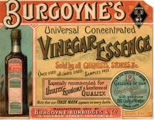 Burgoyne's Vinegar Essence, 1900s. Artist: Unknown