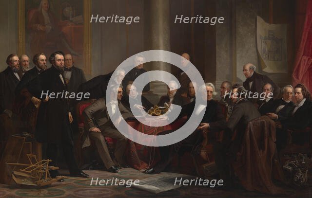 Men of Progress, 1862. Creator: Christian Schussele.