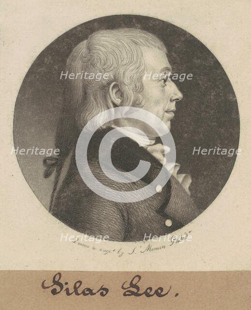 Silas Lee, 1799. Creator: Charles Balthazar Julien Févret de Saint-Mémin.