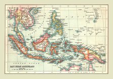 Map of the East Indian Archipelago, 1902.  Creator: Unknown.