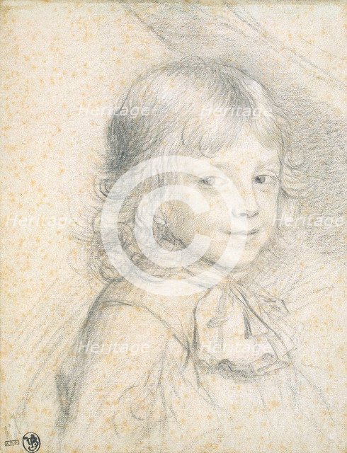 Portrait of Philippe de Savoie as a Child, 1660s-1670s.  Creator: La Mare-Richart, Florent de (ca. 1630-1718).