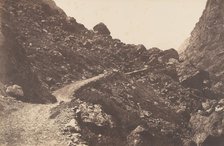 Sentier du chaos, St-Sauveur, 1853. Creator: Joseph Vigier.