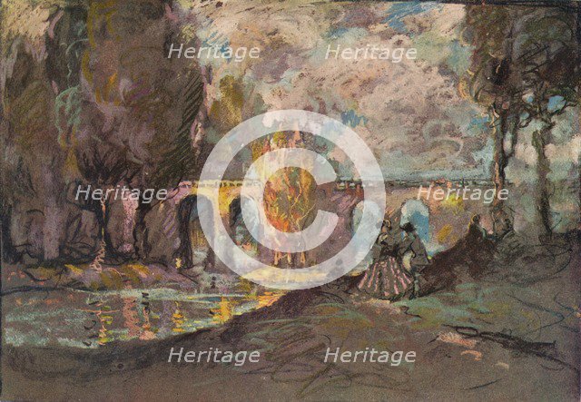 'A Landscape Time Sketch', c1916. Artist: George Sheringham.