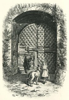 'Gate at Chepstow', c1870.
