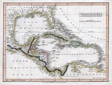 A map of the West Indies, 1808.Artist: C Smith