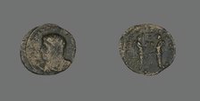 Coin Portraying Emperor Constantine I, about 319-320 CE. Creator: Unknown.