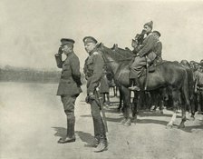 'M. Kerensky Saluting The Troops', July 1917, (1919).  Creator: Unknown.