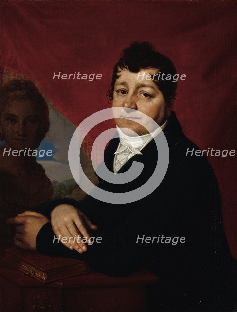 Portrait of Sergei Savvich Yakovlev (1763-1818), c. 1810. Artist: Borovikovsky, Vladimir Lukich (1757-1825)