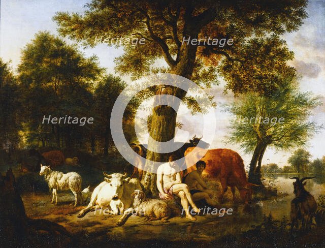 Mercury, Argus and Io, 1665. Creator: Adriaen van de Velde.