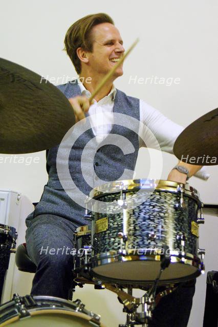 Chris Higginbottom - James Pearson Trio, NJA Methodist Church, Loughton, Essex, 2.9.19. Creator: Brian O'Connor.