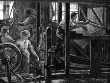 Matting-weavers, 1881. Creator: William James Palmer.