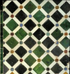 The Alhambra, detail of a wall decoration.