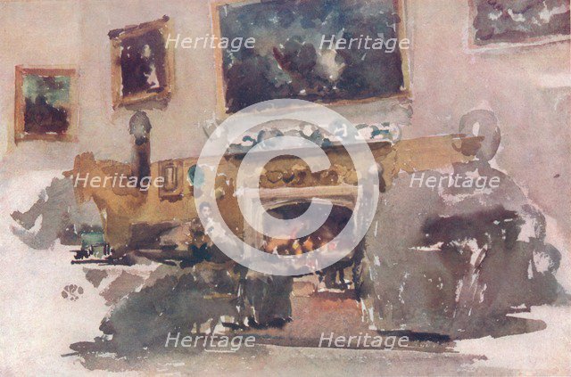 'Moreby Hall, Interior', 1884, (1904). Artist: James Abbott McNeill Whistler.
