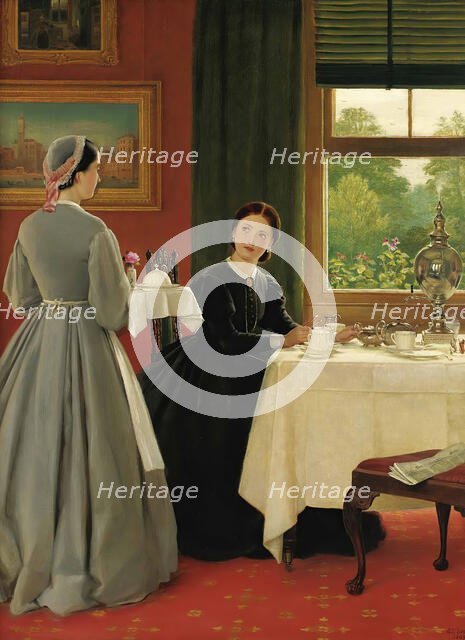 Afternoon Tea, 1865. Creator: Leslie, George Dunlop (1835-1921).