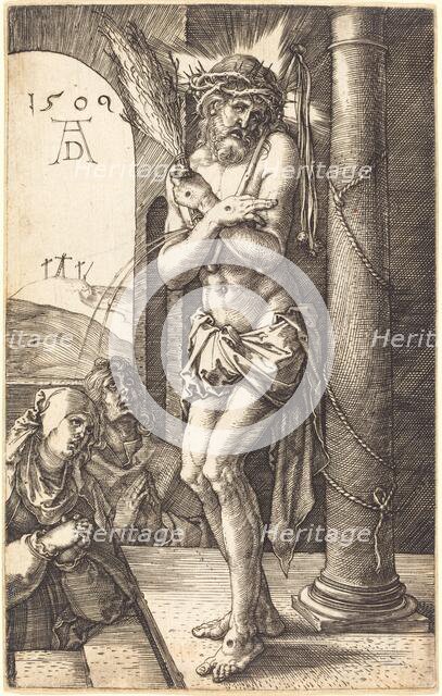 The Man of Sorrows Standing by the Column, 1509. Creator: Albrecht Durer.
