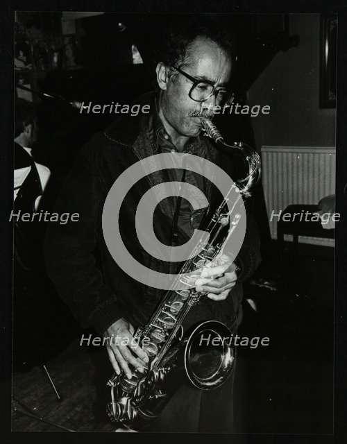 Saxophonist Art Themen playing at The Bell, Codicote, Hertfordshire, 4 January 1981. Artist: Denis Williams