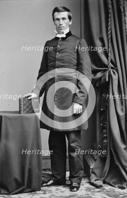 Rev. M.E. Birdsall, between 1855 and 1865. Creator: Unknown.