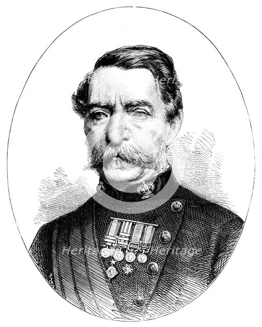 Sir Robert Napier (1791-1876), Lord Napier of Magdala. Artist: Unknown